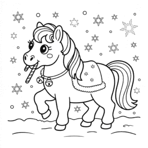 Noel Pony'u Boyama Sayfası