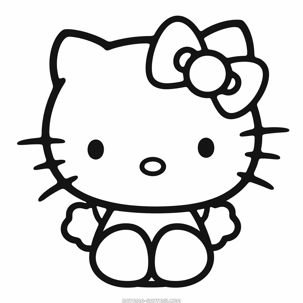 Anime Hello Kitty Boyama Sayfası