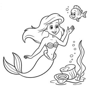 Disney Ariel Boyama Sayfası