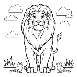 Mufasa Aslan Kral Boyama Sayfası