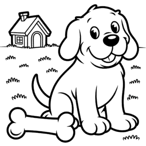 Clifford Büyük Kırmızı Köpek Boyama Sayfası