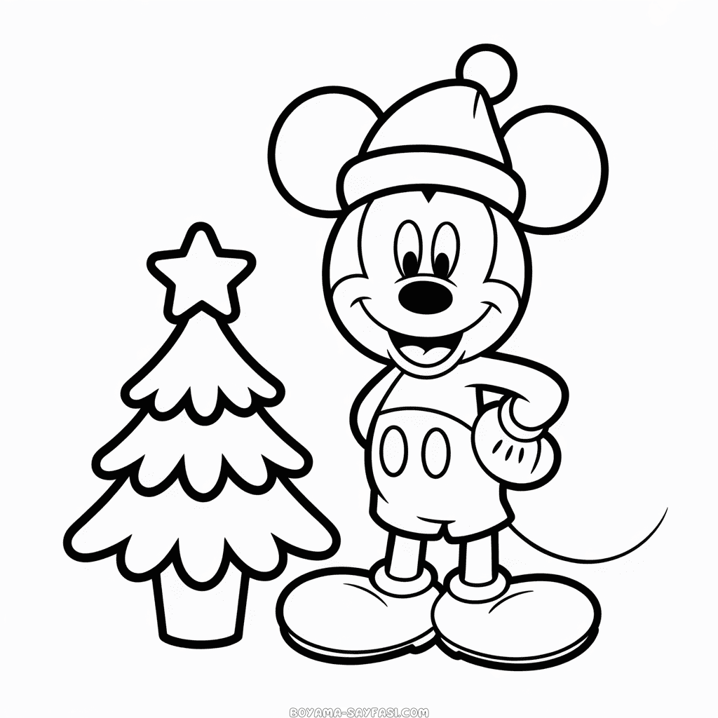 Noel Mickey Boyama Sayfası