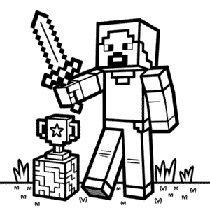 En İyi Minecraft Boyama Sayfası