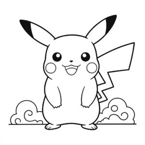 Gigantamax Pikachu Boyama Sayfası