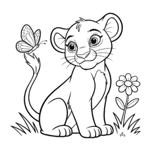 Nala Aslan Kral Boyama Sayfası