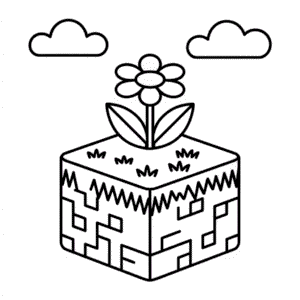 Kolay Minecraft Boyama Sayfası